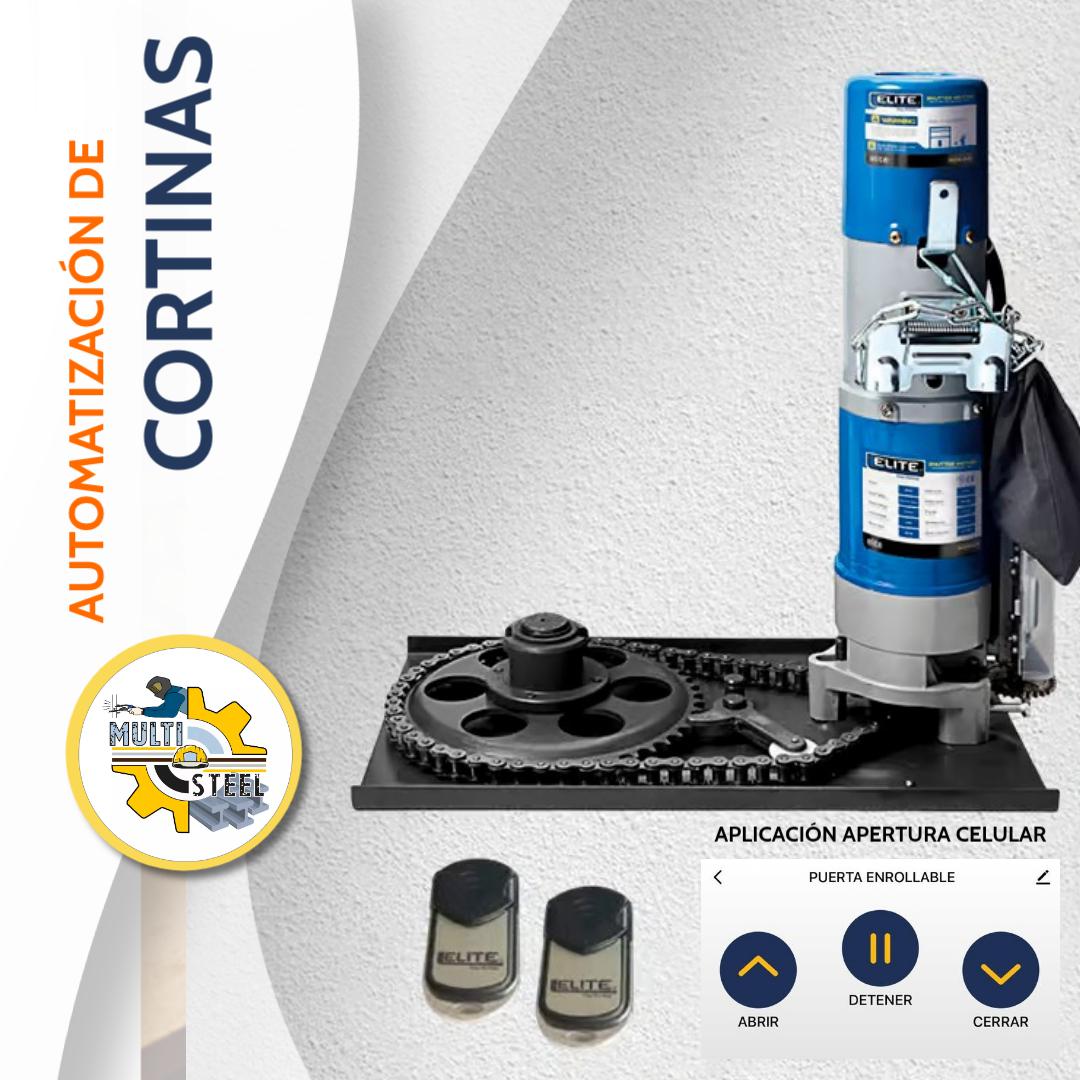 Automatizacion de cortinas enrollables con motor