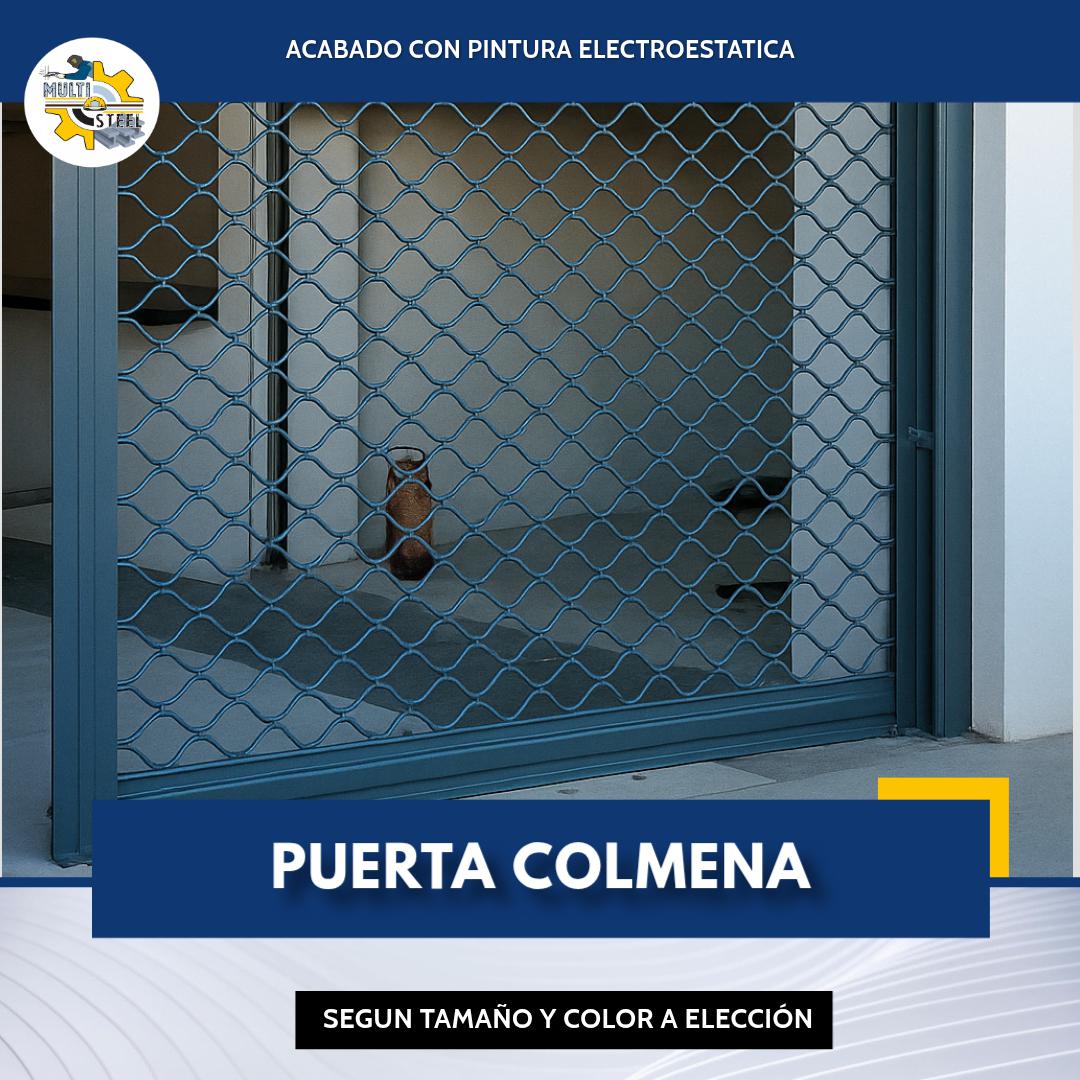 Instalacion de cortinas / puertas enrollables de seguridad tipo colmena
